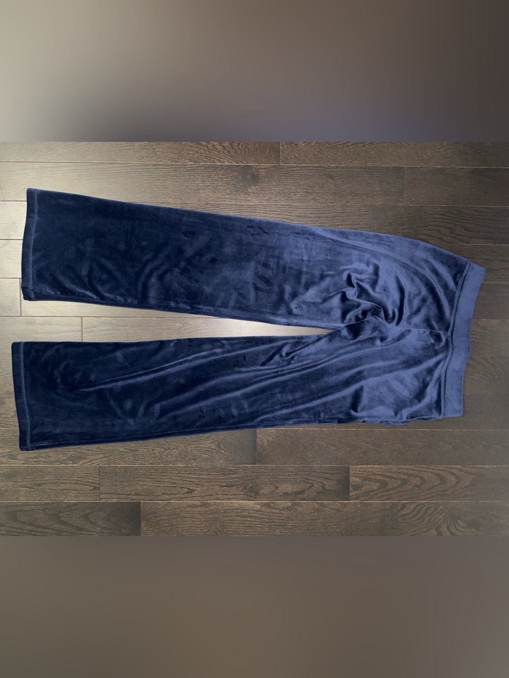 Juicy Couture Girls' Navy Velour Hooded Zip Jacket - Picture 4 of 4